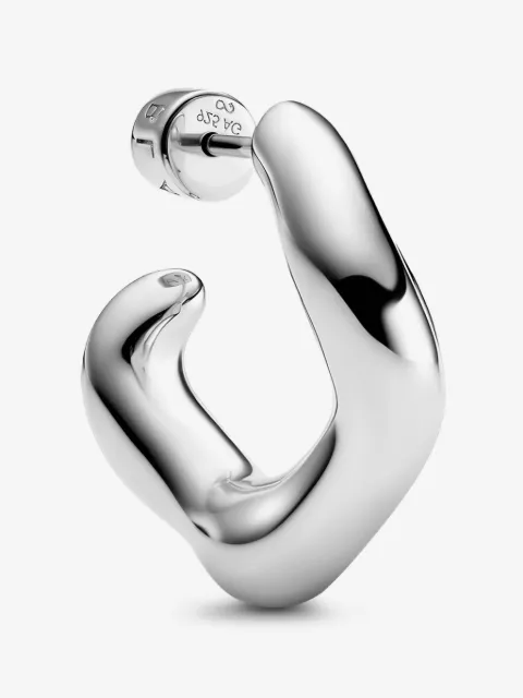 Maria Black Anil wavy hoop earrings