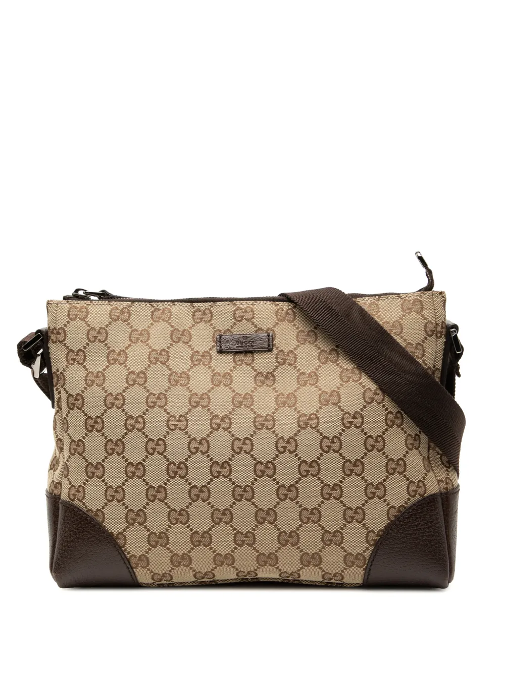 Gucci Pre-Owned 2000-2015 GG Canvas crossbody bag - Marrone