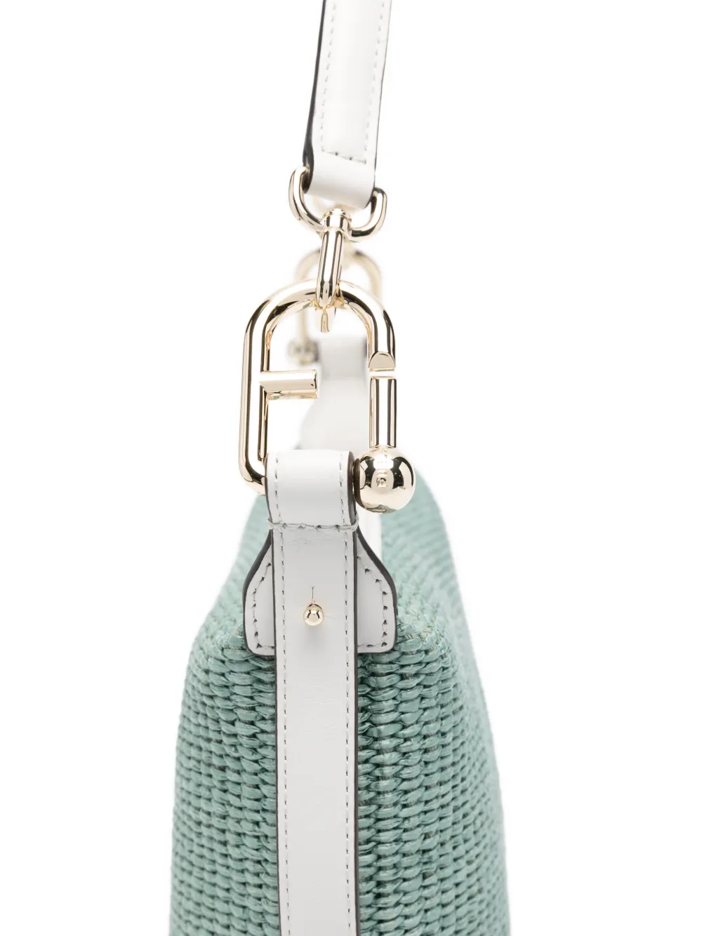 Furla Geweven schoudertas met band Groen