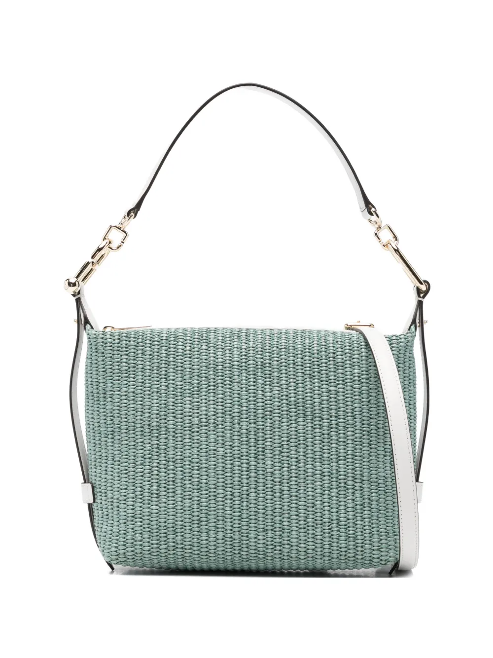 Furla woven strap shoulder bag - Verde