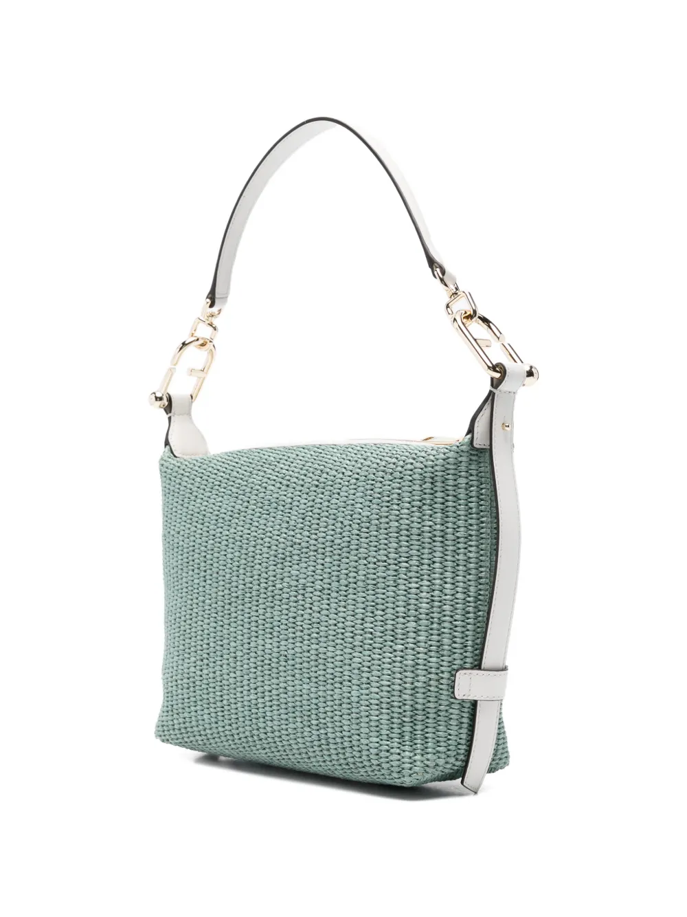Furla Geweven schoudertas met band Groen