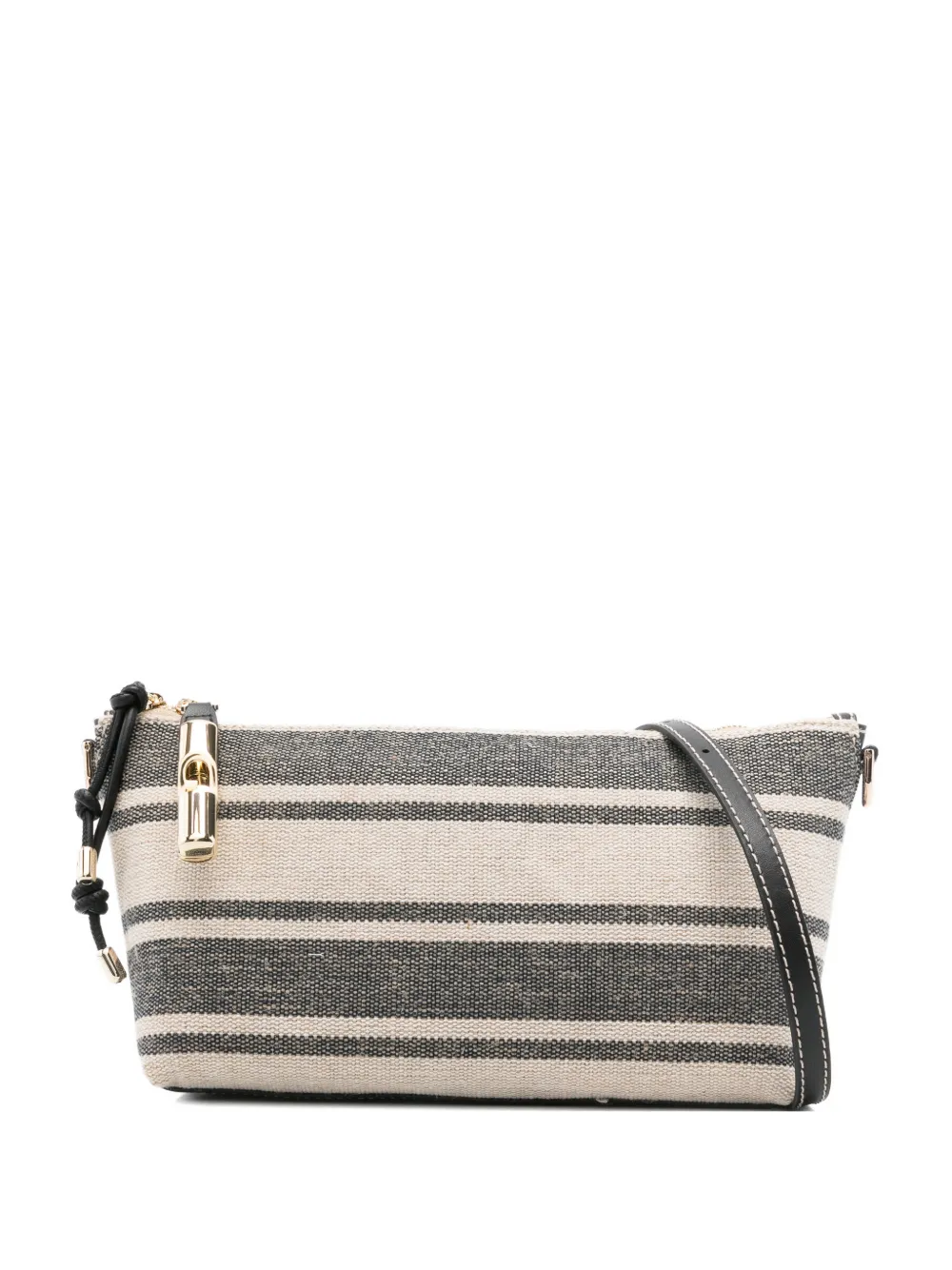 Furla striped shoulder bag - Toni neutri