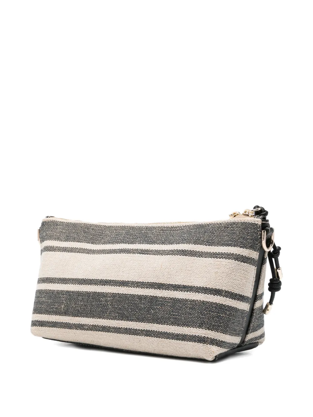 Furla Gestreepte schoudertas Beige