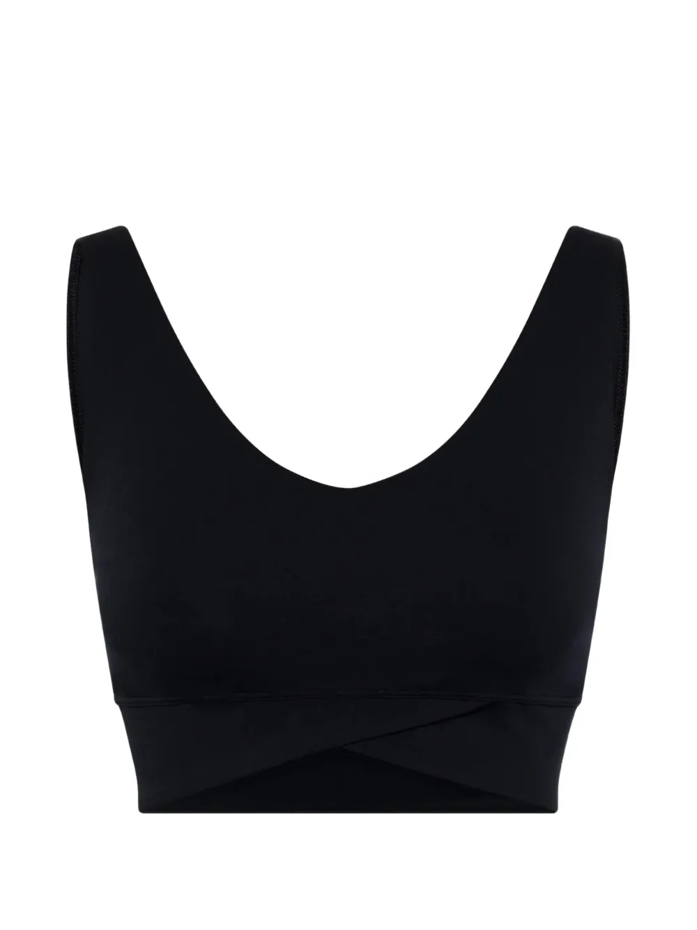 Repetto Top crop sportivo - Nero