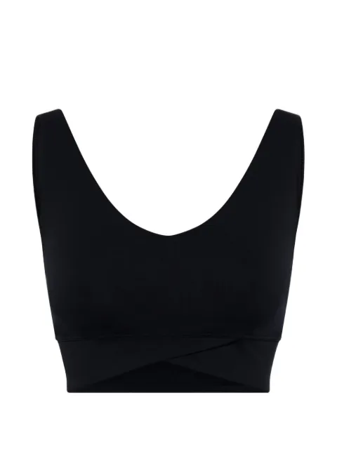 Repetto cropped performance-top med krydsende detalje