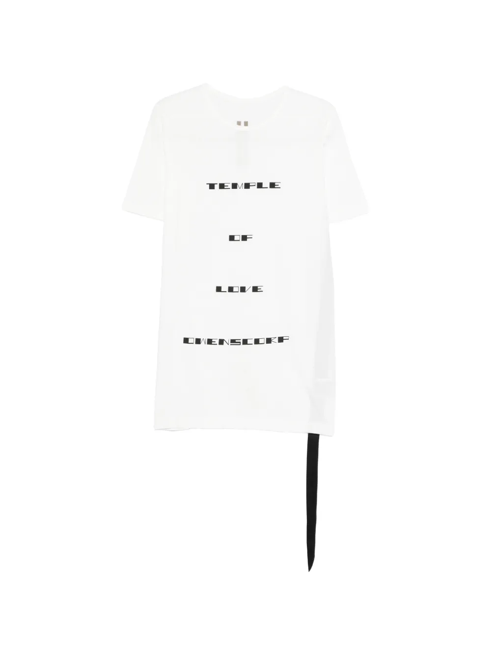Rick Owens DRKSHDW graphic T-shirt - Bianco