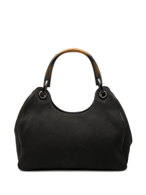 Gucci Pre-Owned グッチショルダーバッグ Gucci Pre-Owned 2000-2015 キャンバス ショルダーバッグ | ブラック