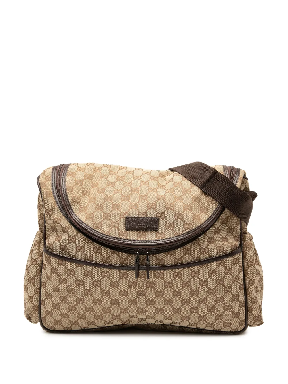 Gucci Pre-Owned 2000-2015 GG Canvas Diaper Bag crossbody bag - Marrone