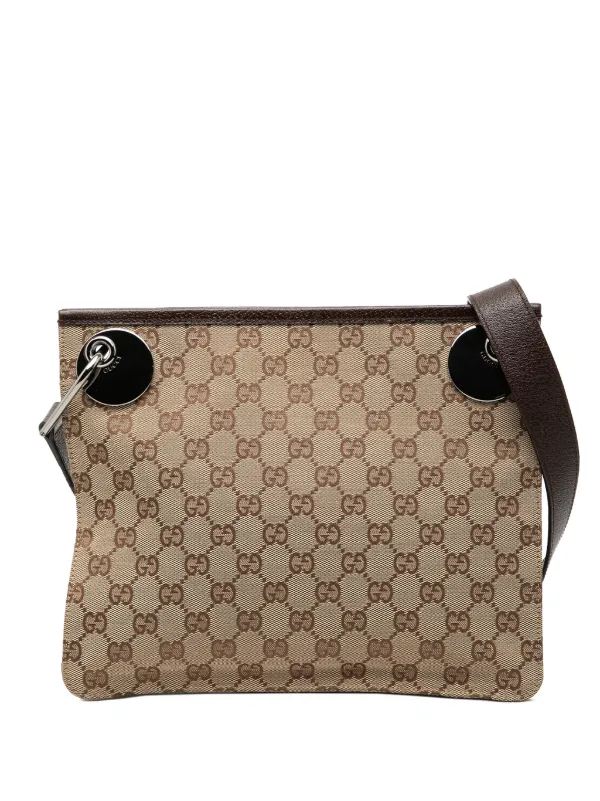 Gucci Pre-owned 2000-2015 GG Canvas Eclipse Crossbody Bag in Brown
