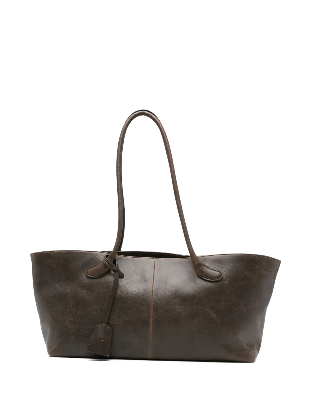Low Classic Haricot shoulder bag - Marrone