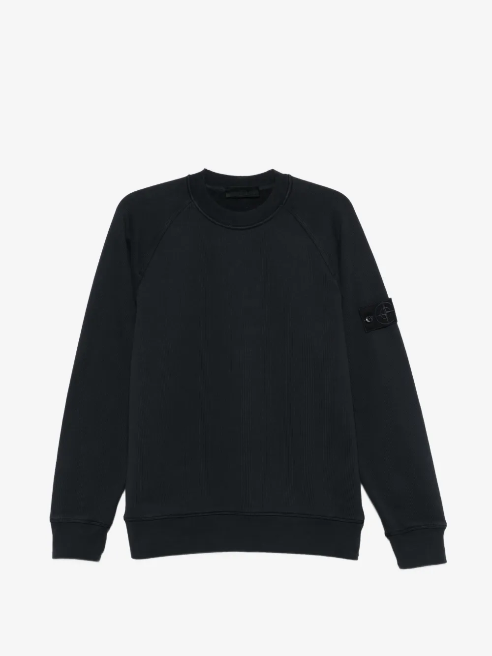 Stone Island tonal Compass-patch cotton sweatshirt | Blue | Image 1