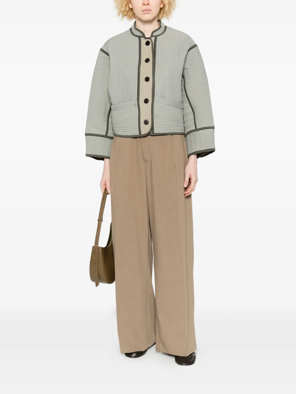 Patchouli Button Quilted Jacket