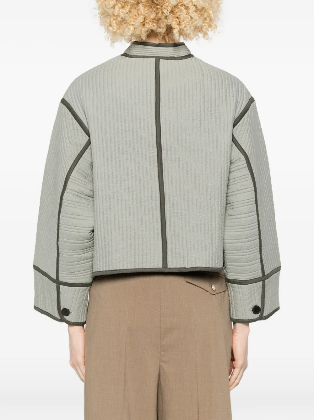 Patchouli Button Quilted Jacket
