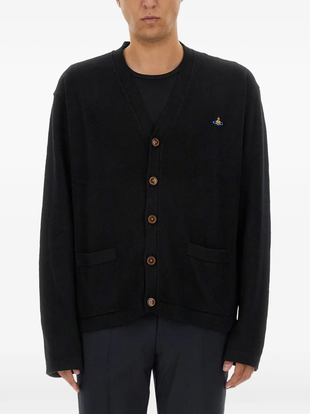 Vivienne Westwood Cardigan con tasche - Nero