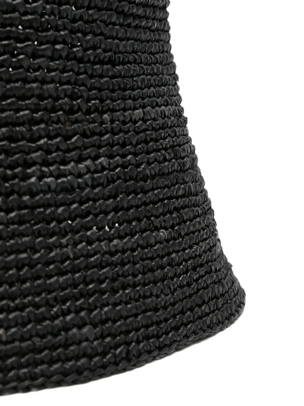  Ibeliv Raffia Bucket Hat - Black 
