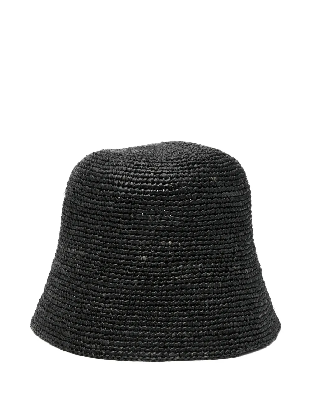 IBELIV raffia bucket hat - Nero