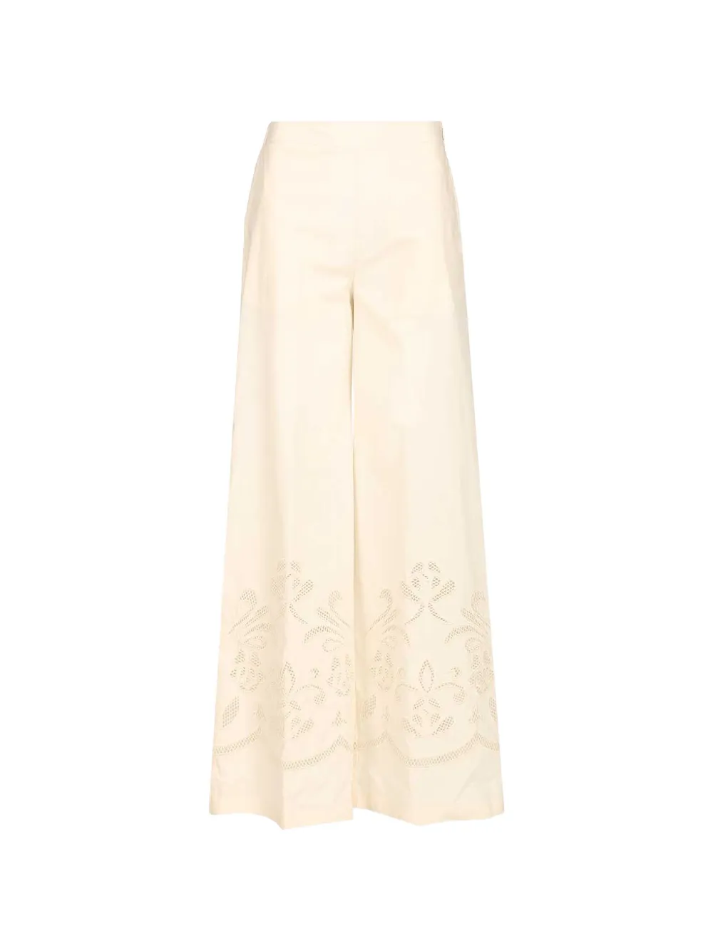 Forte Forte embroidery cropped trousers - Toni neutri