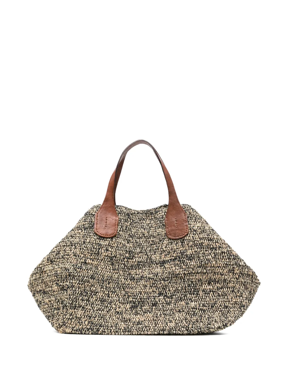 IBELIV Rio raffia handle tote bag - Toni neutri