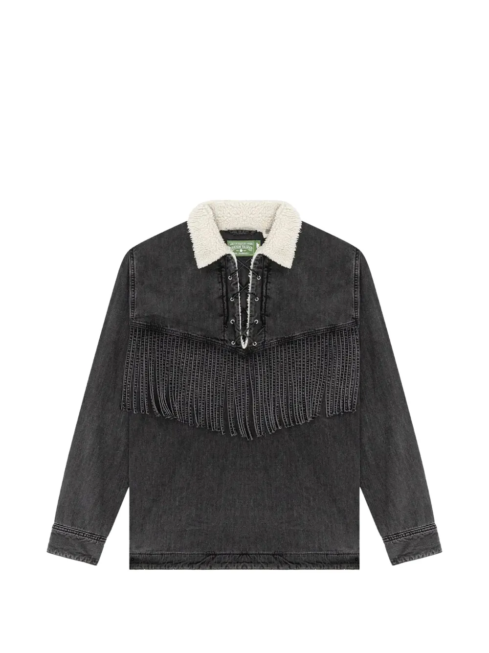Denim Tears x Levi's® western cowboy fringe top - Nero