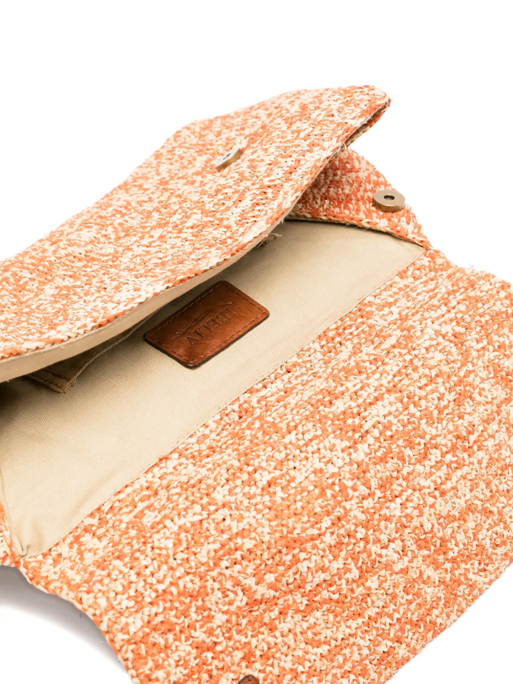 IBELIV Lahady raffia shopper Oranje
