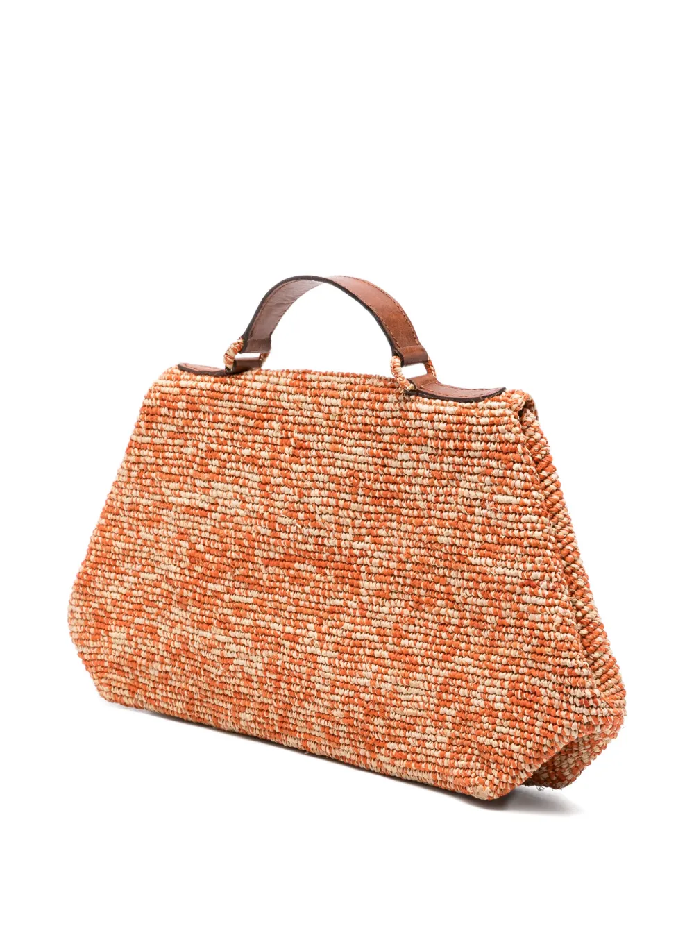 IBELIV Lahady raffia shopper Oranje