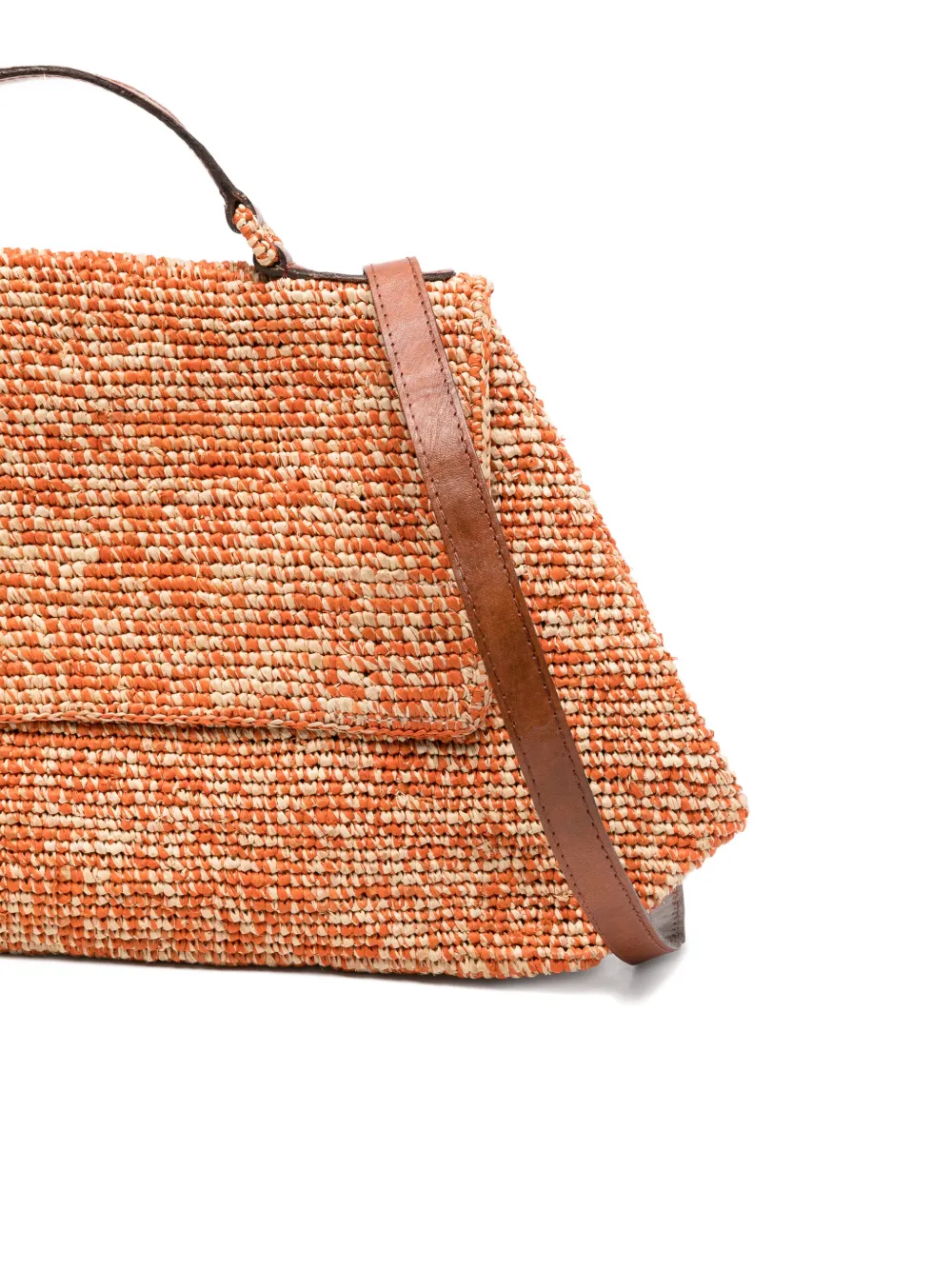 IBELIV Lahady raffia shopper Oranje