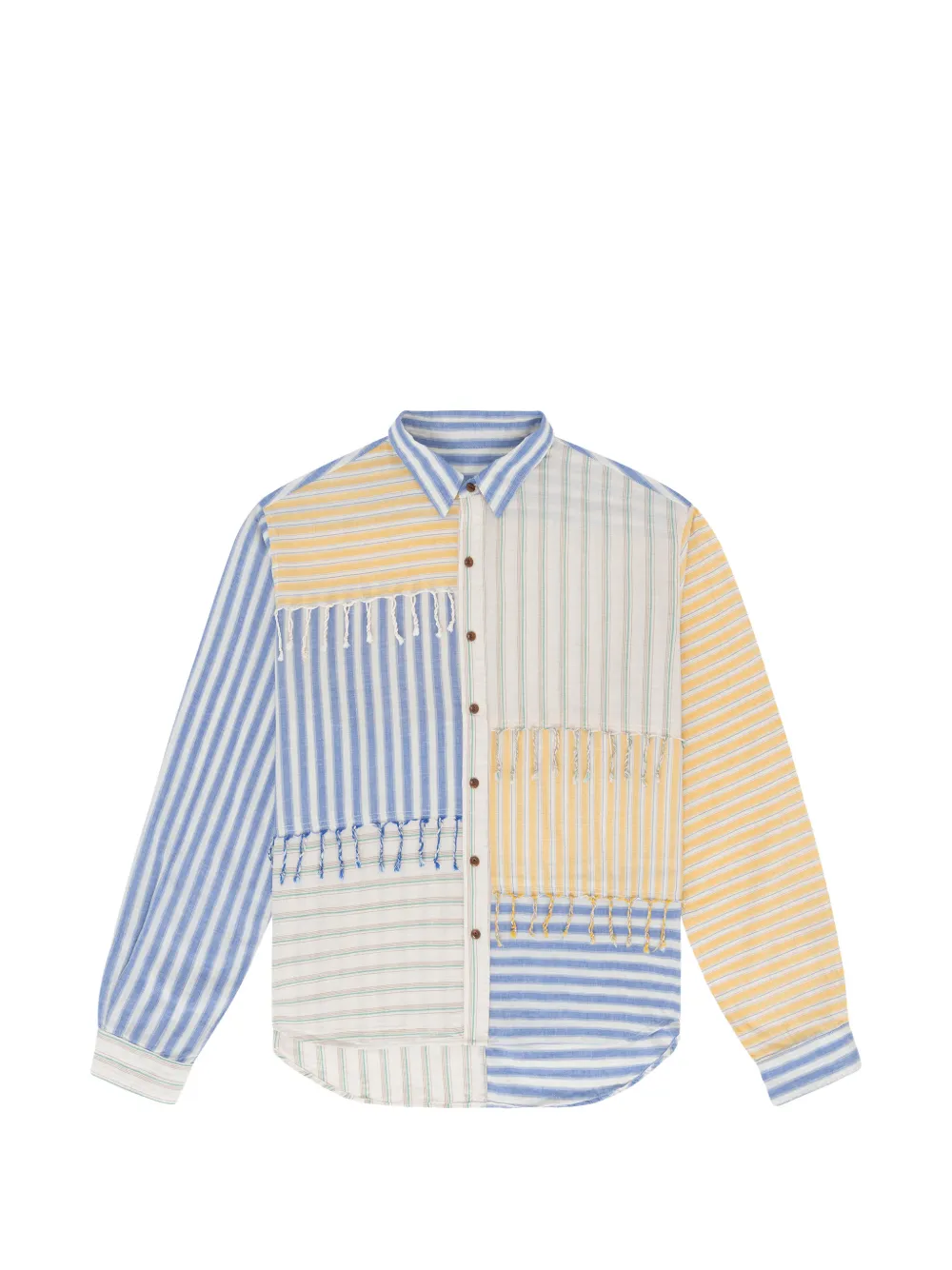 Denim Tears flannel stripe shirt - Blu