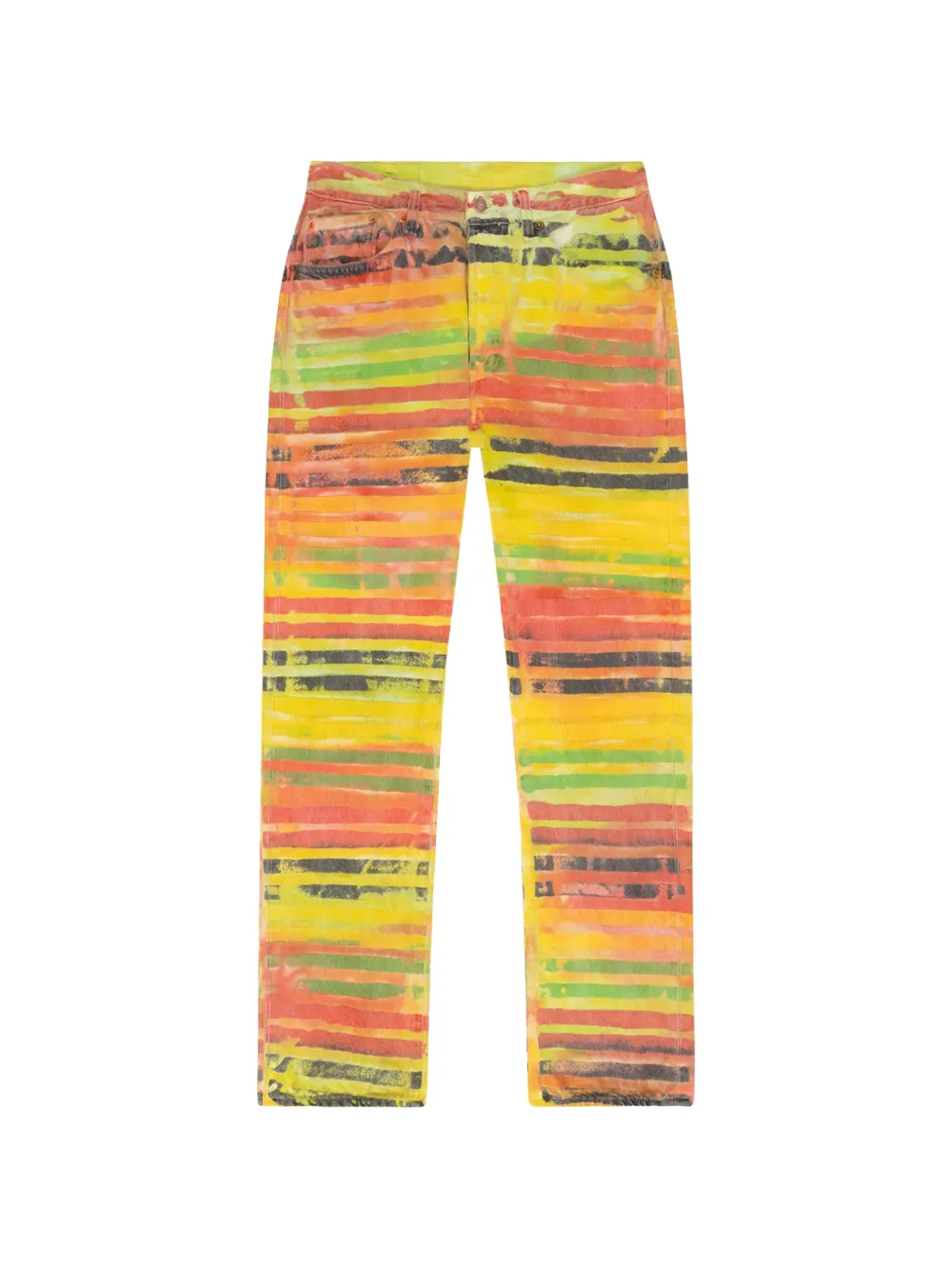 Denim Tears Jeans Croton 501 a righe - Giallo