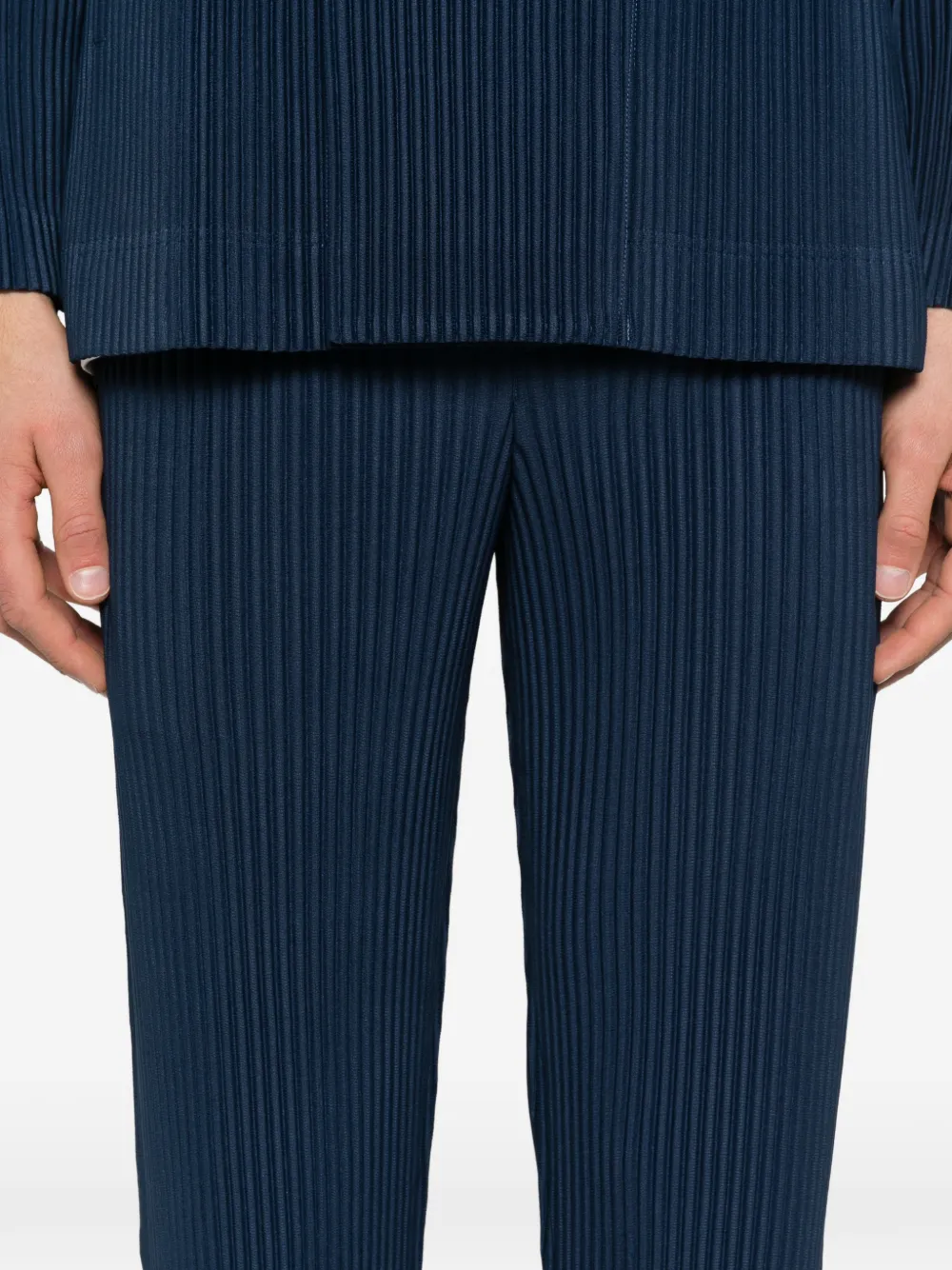Homme Plissé Issey Miyake Tailored Pleats 1 geplooide pantalon Blauw