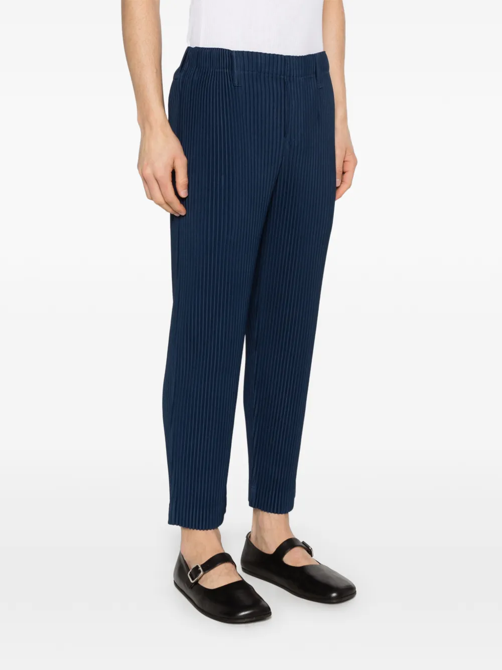 Homme Plissé Issey Miyake Tailored Pleats 1 geplooide pantalon Blauw