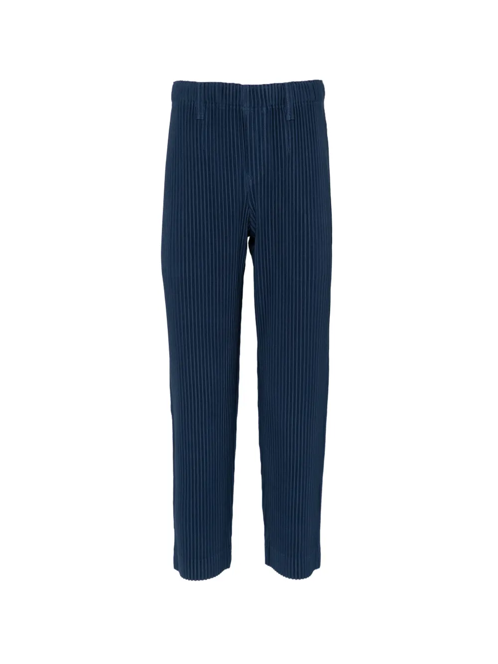 Homme Plissé Issey Miyake plissé tapared trousers - Blu