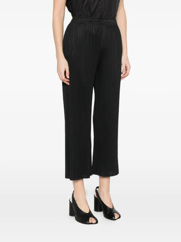 Pleats Please Issey Miyake プリーツ パンツ | ブラック | FARFETCH JP