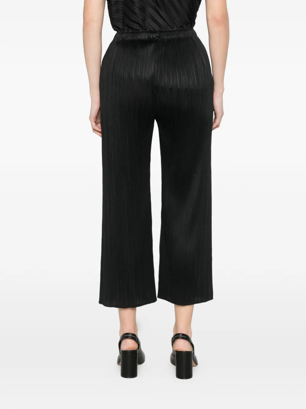 美品✨PLEATS PLEASE プリーツ　ワイドパンツ　ブラック　Mサイズ Pleats Please Issey Miyake プリーツ パンツ | ブラック | FARFETCH JP