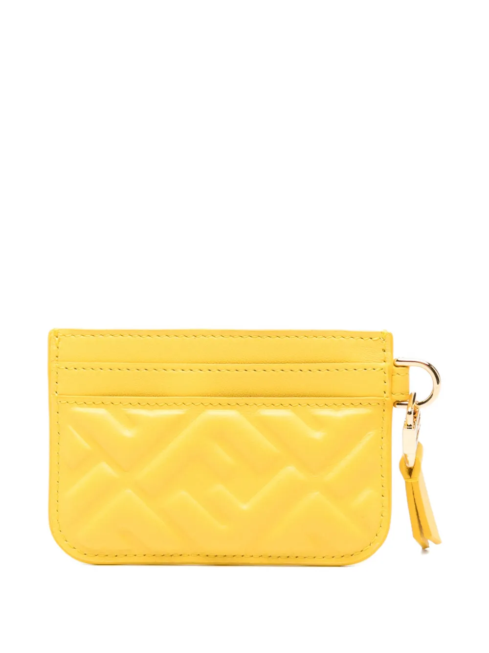  Fendi Embossed-logo Wallet - Yellow 
