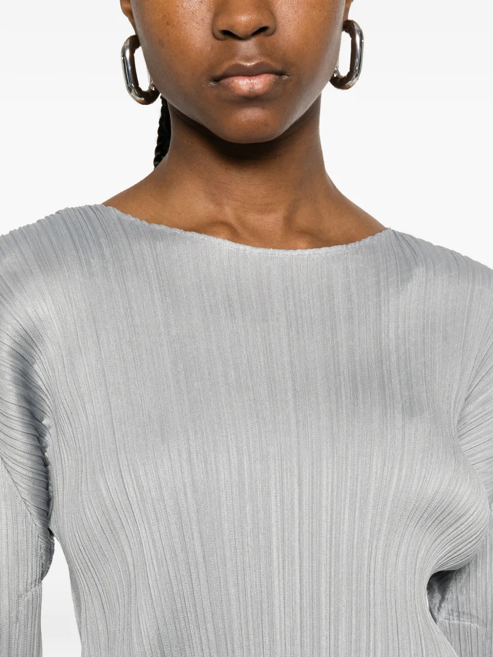 Pleats Please Issey Miyake プリーツ トップ | グレー | FARFETCH JP