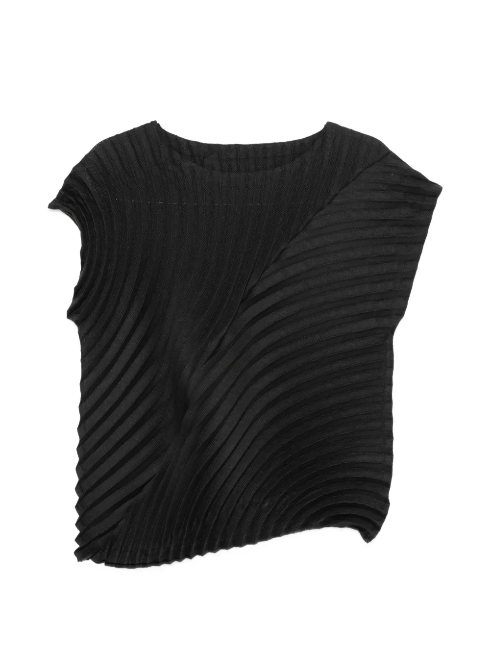 Issey Miyake Top plissettato - Nero