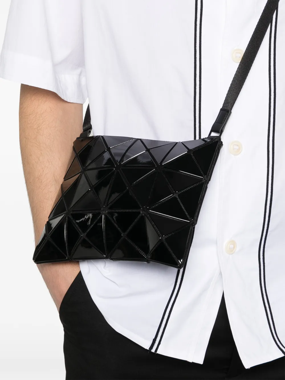 Bao Issey Miyake Lucent geometrische schoudertas Zwart