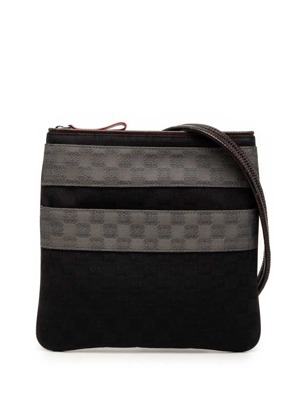 Loewe Pre-Owned 2000-2026 Anagram Canvas crossbody bag - Nero