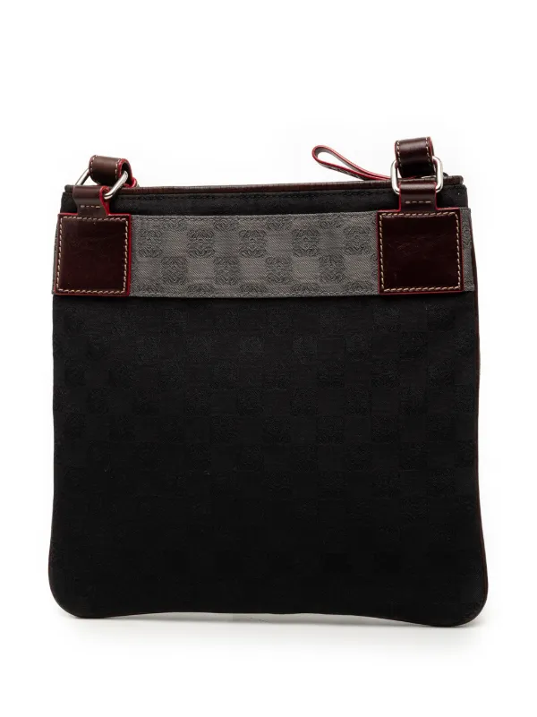 Loewe Pre-Owned 2000-2026 アナグラム キャンバス ショルダーバッグ