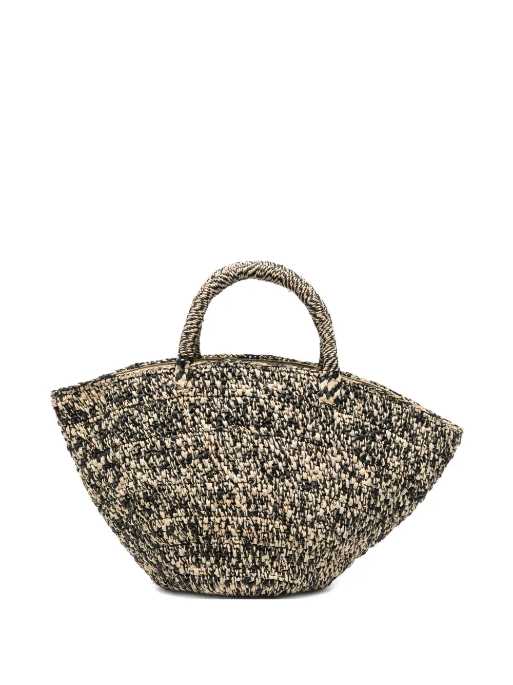 IBELIV Ela woven top handle tote bag - Nero