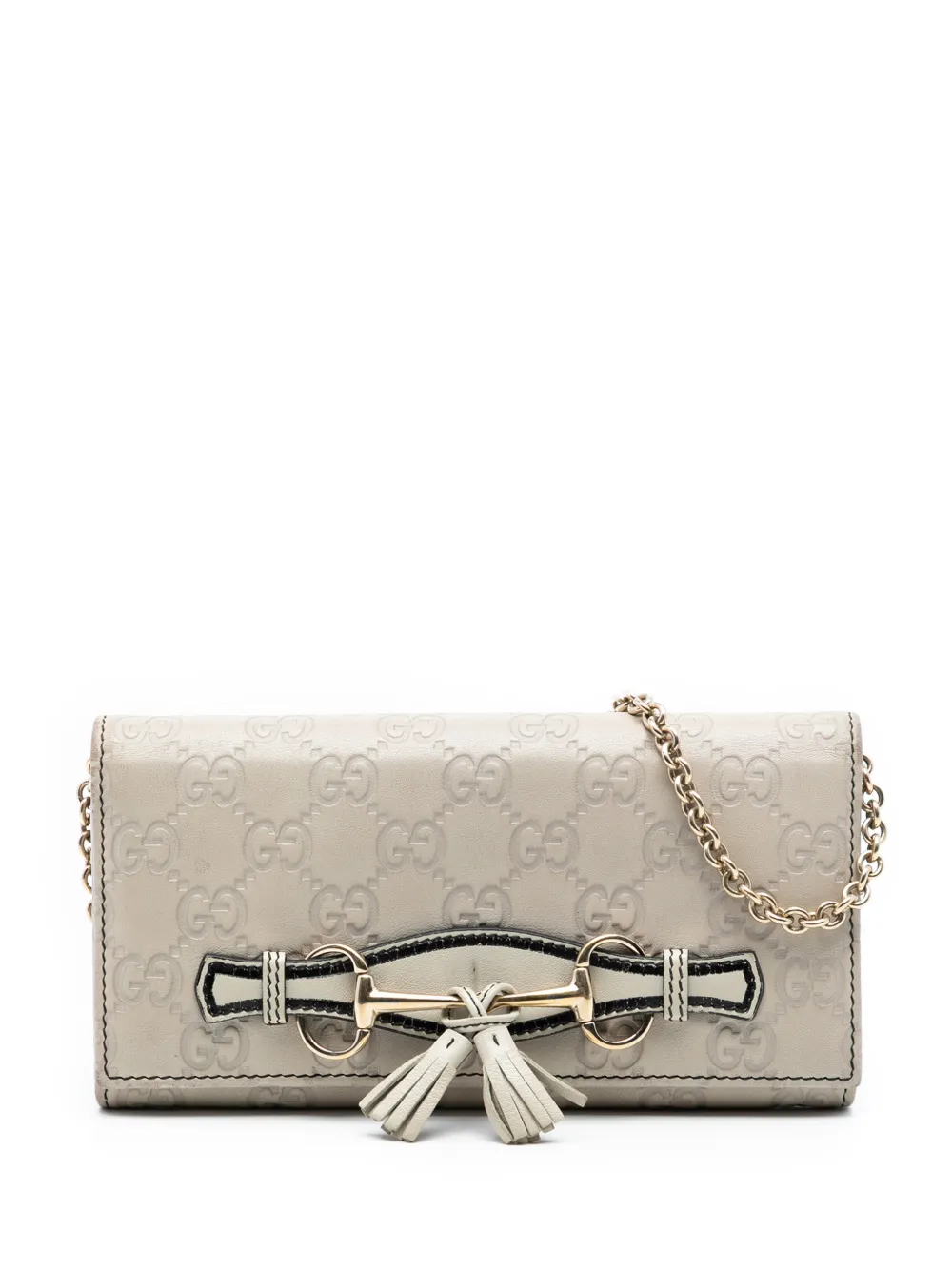 Gucci Pre-Owned 2000-2015 Guccissima Emily Wallet On Chain shoulder bag - Marrone