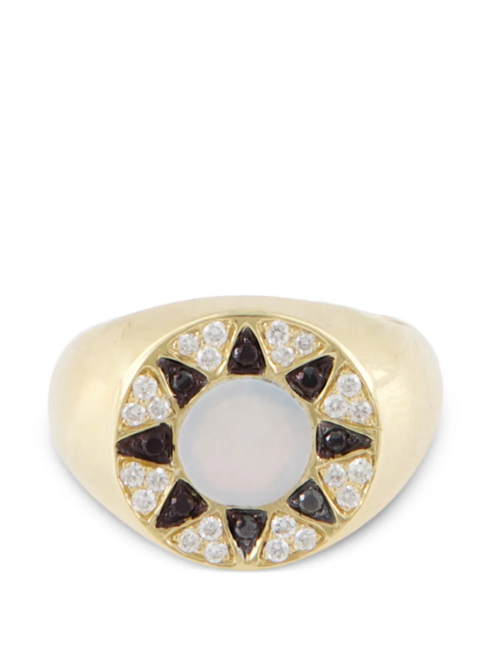 L'ATELIER NAWBAR Ibiza multi-stone pinky ring - Oro