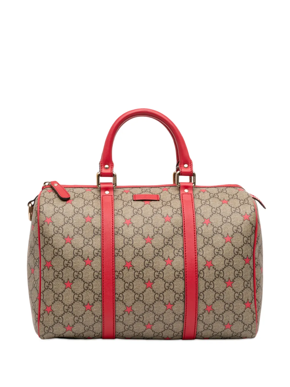 Gucci Pre-Owned 2016-2026 Medium GG Supreme Stars Joy boston bag - Marrone