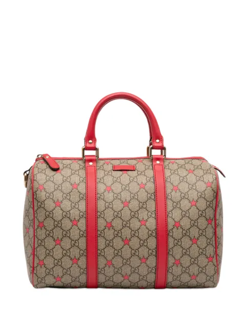 Gucci Pre-Owned bolsa boston Joy mediana de lona GG Supreme con estrella 2016-2026