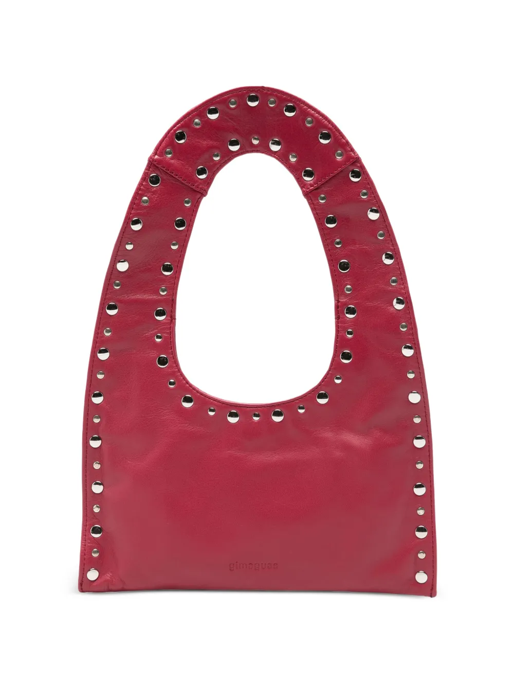 Gimaguas mini Franca studded shoulder bag - Rosso