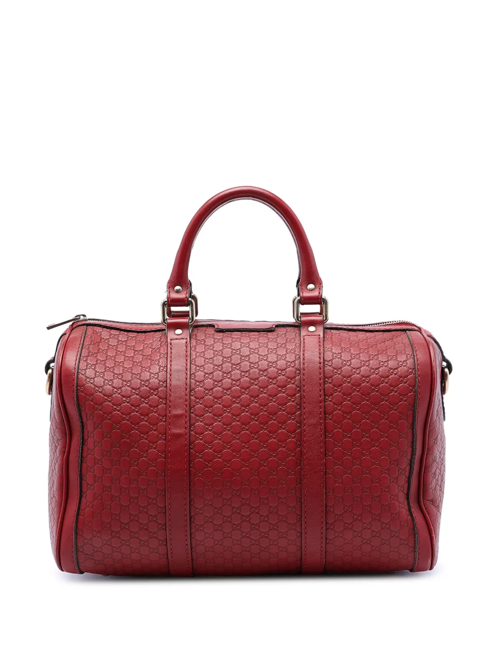 Gucci Pre-Owned 2016-2026 Microguccissima Joy Boston Bag satchel - Rosso