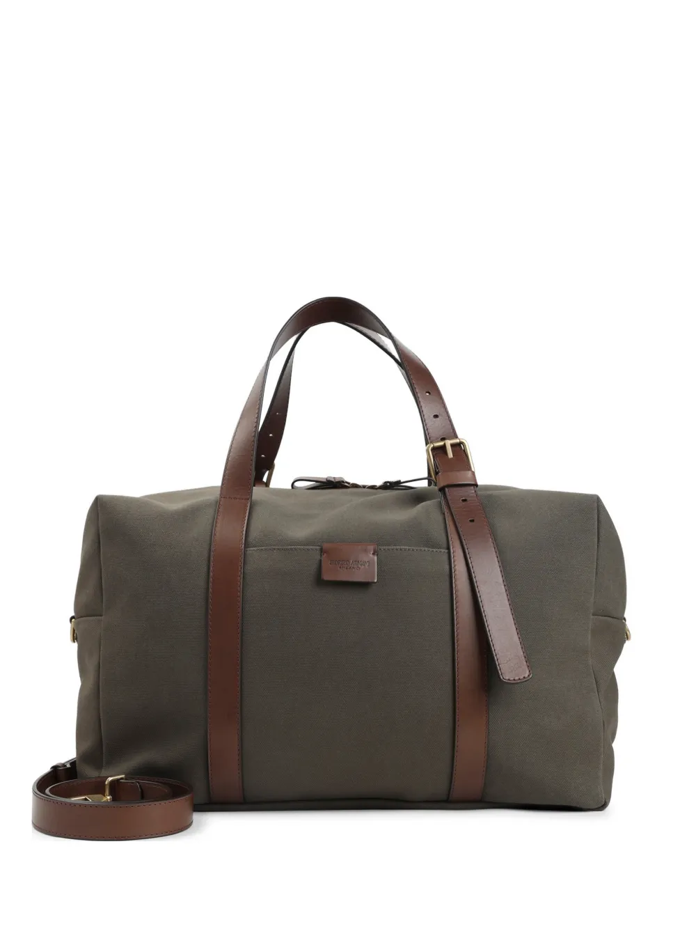 Giorgio Armani canvas holdall - Verde