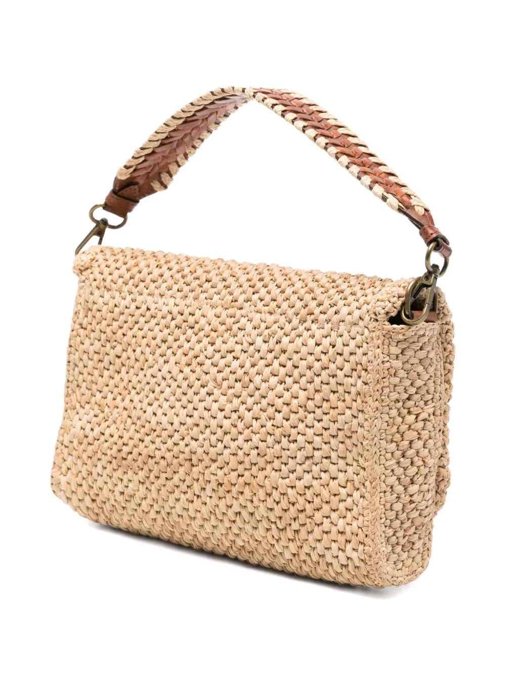  Ibeliv Opera Braided Raffia Tote Bag - Neutrals 