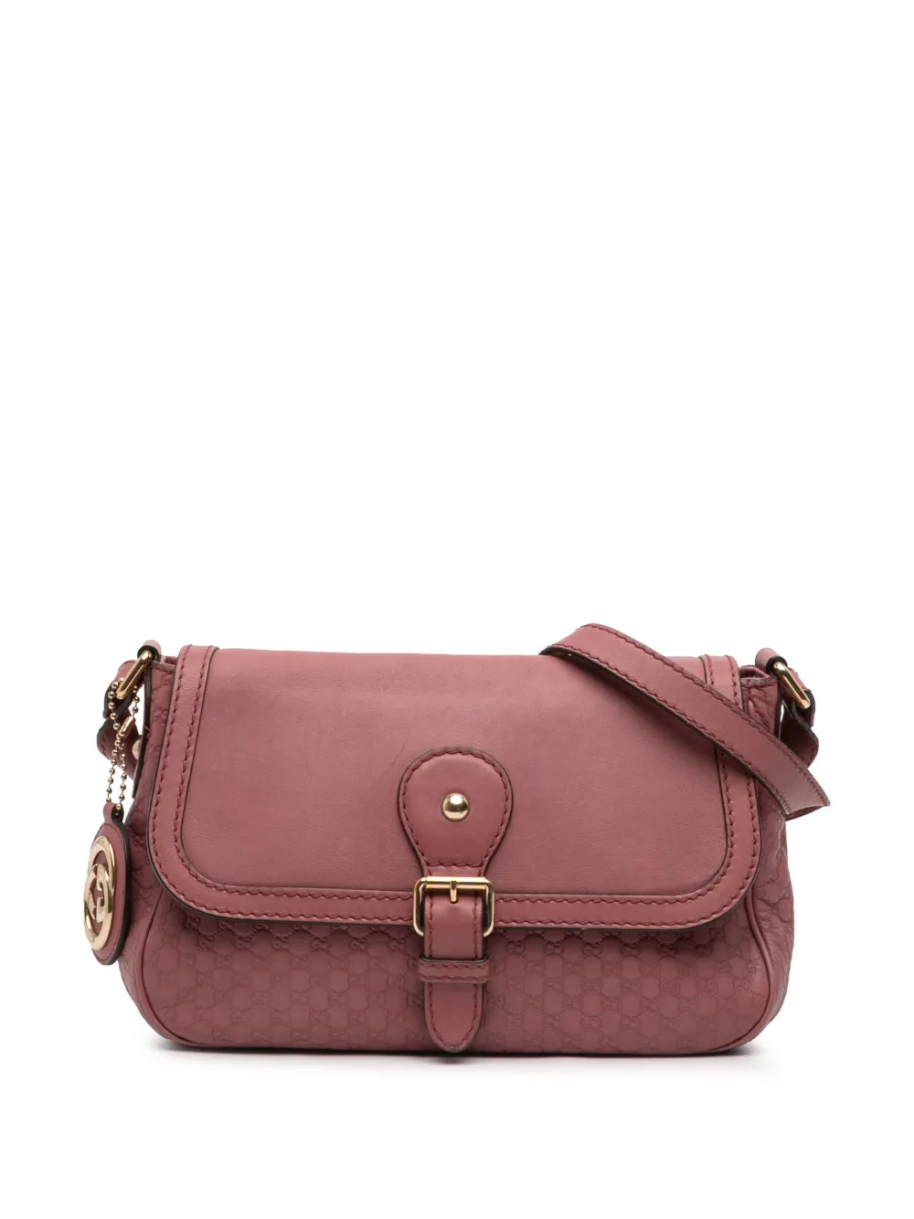 Gucci Pre-Owned 2016-2026 Microguccissima Sukey crossbody bag - Rosa