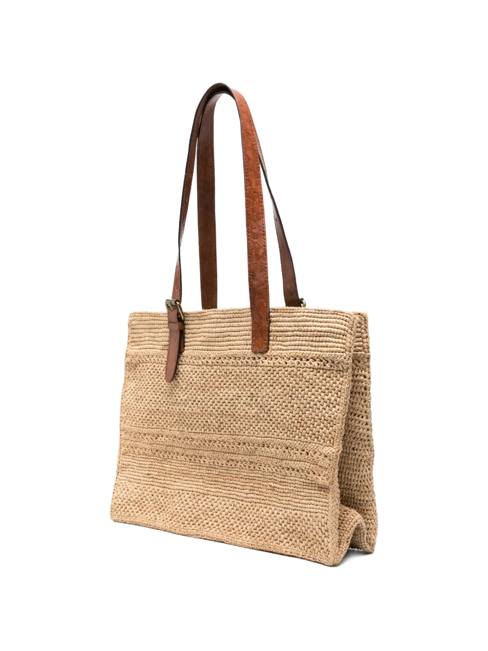 Nomade Woven-Raffia Tote Bag